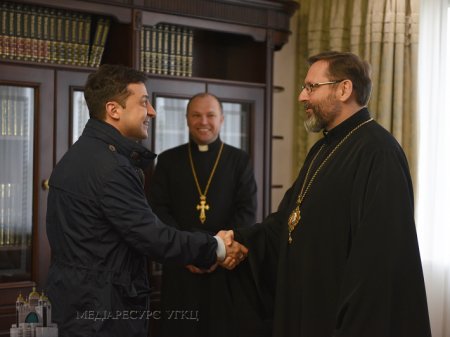 Глава греко-католической церкви поздравил Зеленского