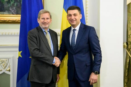 Премьер-министр  Украины встретился с Комиссаром ЕС