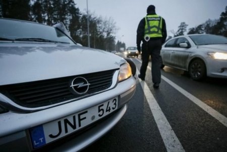 За европейские номера уже штрафуют водителей